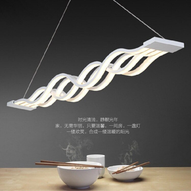 北欧客厅吊灯简约创意餐厅吊灯后现代卧室酒店吧台艺术led吊灯