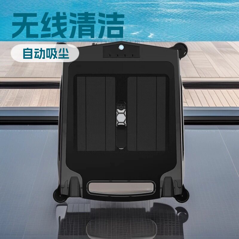 源头工厂无线水面泳池清洁机器人全自动漂浮吸污机长续航跨境爆款