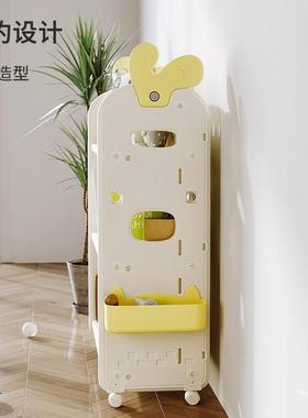 儿童书用架置物架简宝宝易家绘本架移动玩具落收纳地93206架J*