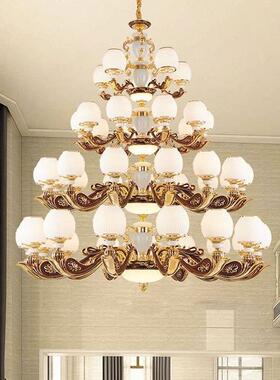 复楼式吊灯欧式别墅客厅灯跃楼13798中楼层中空大厅酒店三层大五