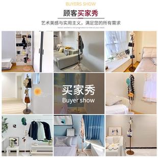 实挂木衣帽架榉卧室地家用房间挂衣架落719简易衣服架木衣架包杆