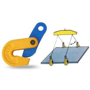 锻造钢板起重挂钩362合金钢钳用于钢和板结构重的垂直起工具