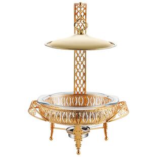 不锈钢酒炉自助餐布菲炉酒店餐食物铁厅艺精边吊花挂保温RLZG03加