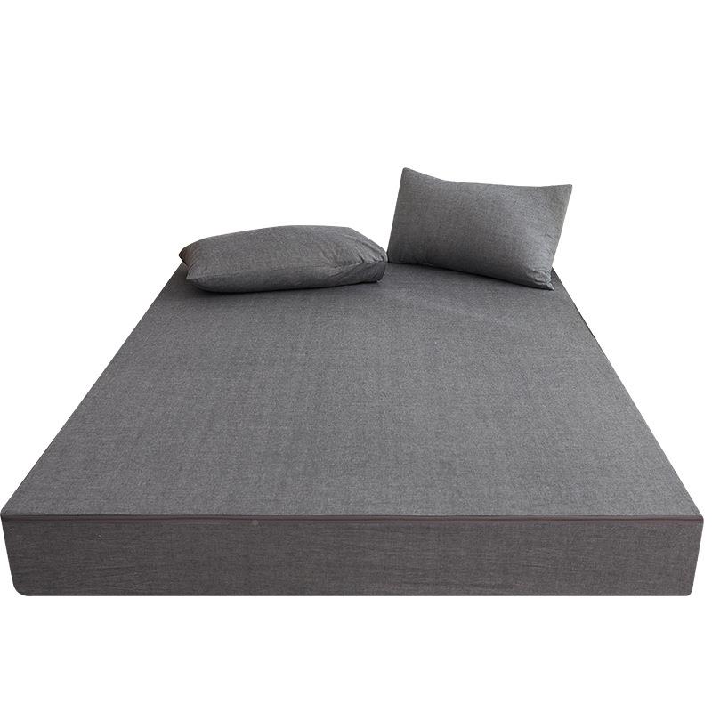 J6DA六全席包床笠拉链款F768M5T6棉全水洗棉床罩学生宿舍乳胶床垫