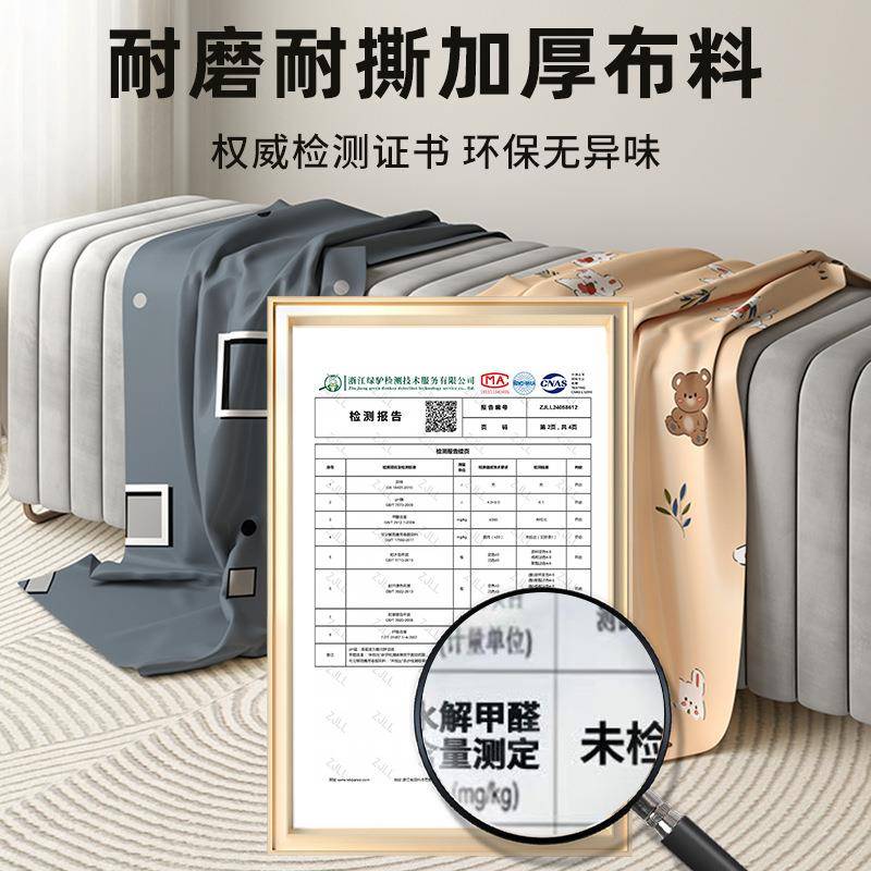 一体式用折叠布衣柜安装加粗加简厚家用卧室畅想/憧全钢架结实耐