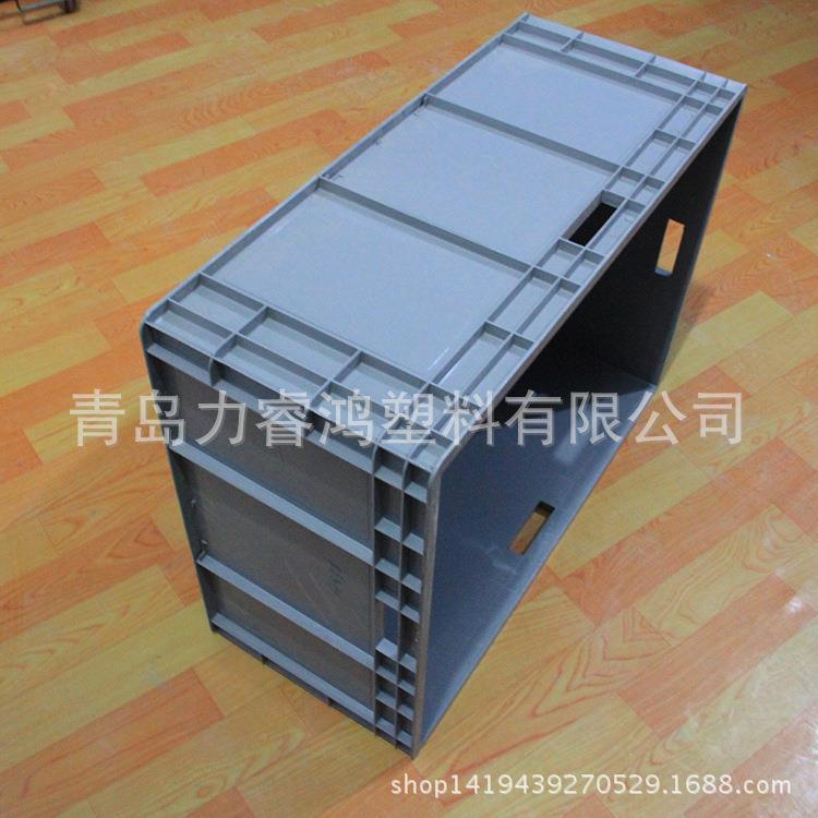 济南8汽配行业周可配盖周转箱0汽0*60转0*4NUU50车配件塑料箱周转