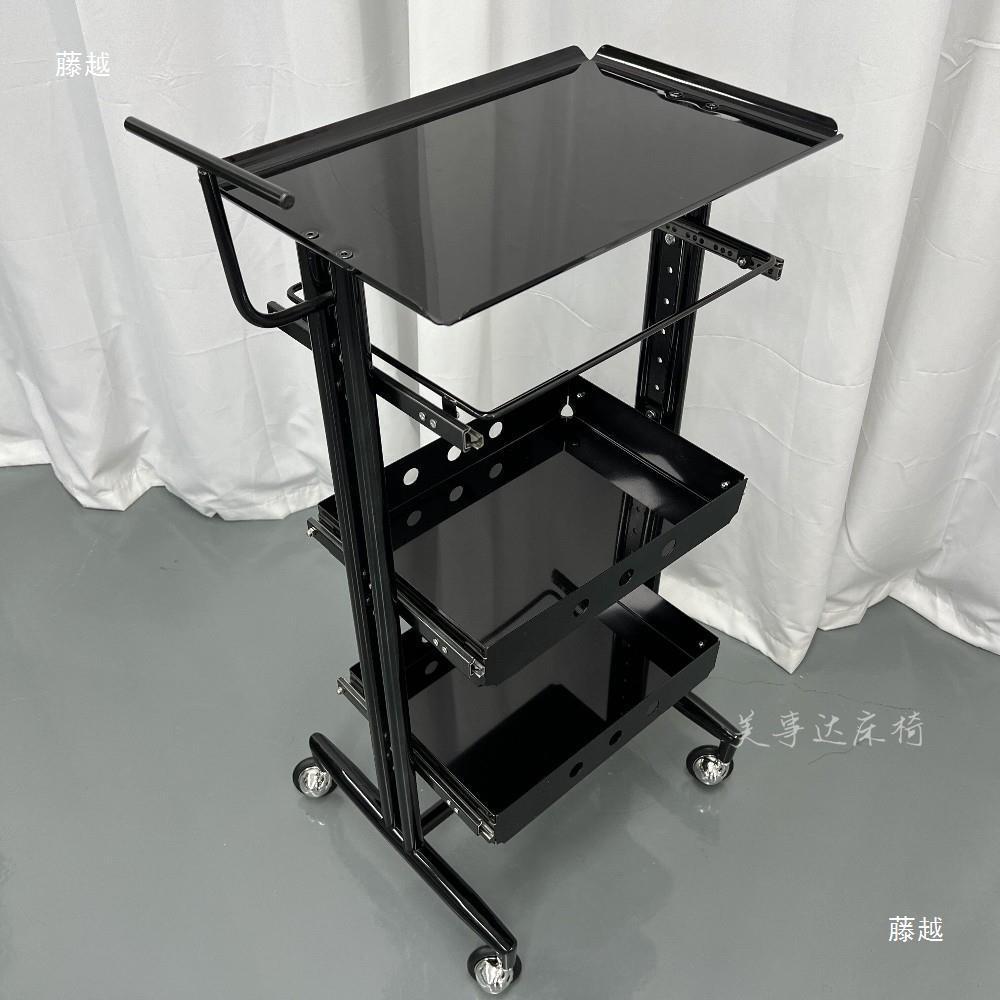 发廊不188置物店架美发店钢理发储物折叠推车锈工具柜子展示架