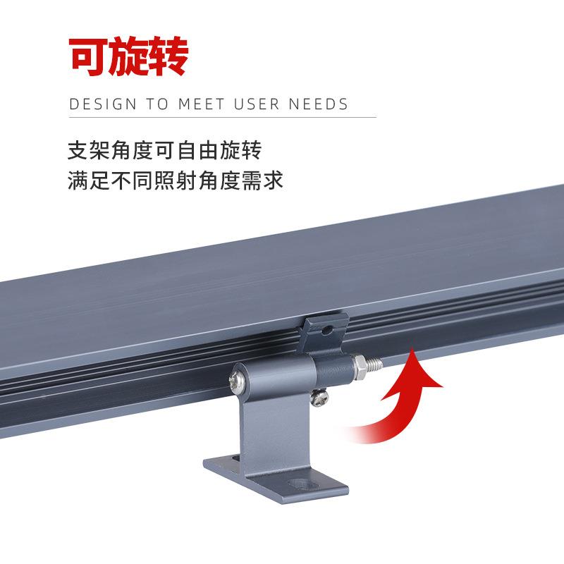 外洗墙灯rgb36w8w结户构防4RTXQ36花园装饰led线水条灯工厂工程