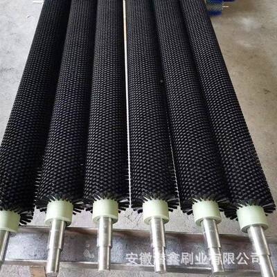 定清制机械910工清洗机毛刷辊筒滚果蔬玻璃洗机刷植毛刷辊业刷厂