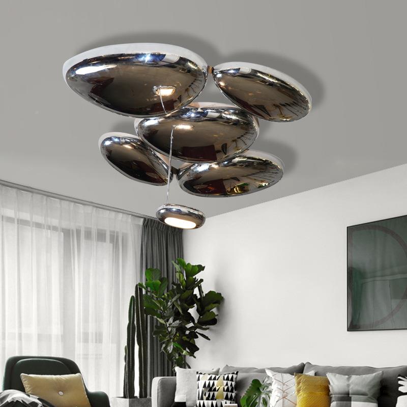 意大后利鹅卵石吸顶意灯客灯现代个性创厅593简轻奢约卧室别墅餐