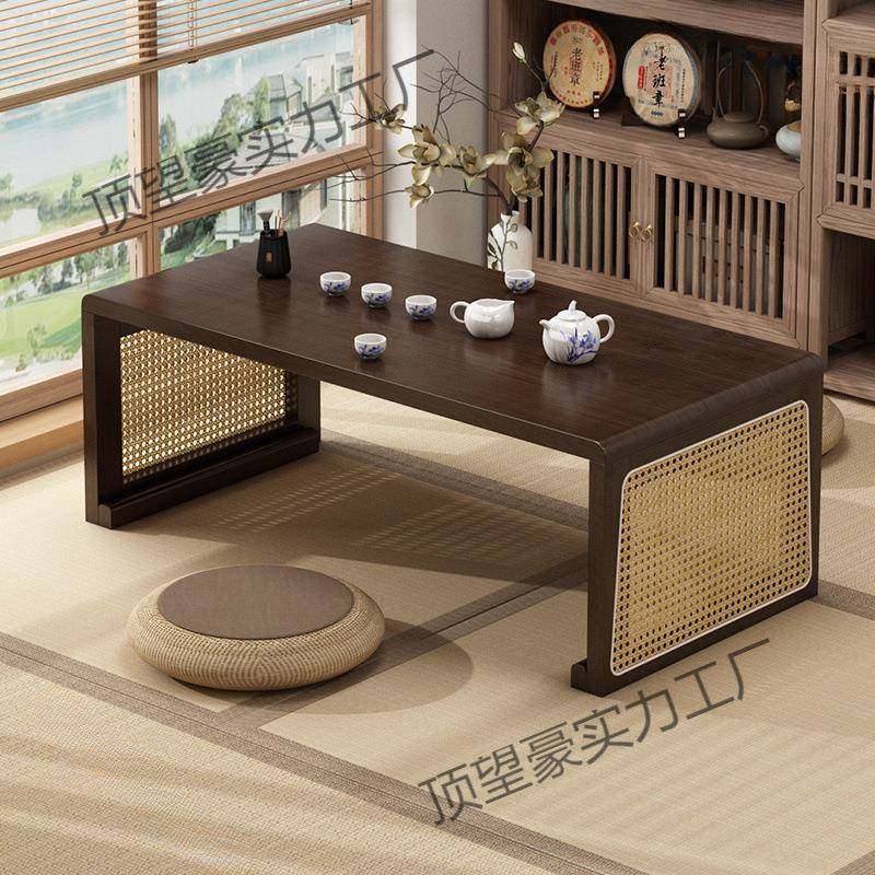 空间飘窗小桌子榻榻茶桌坐桌地炕窗WRK米台可省折叠茶几矮桌