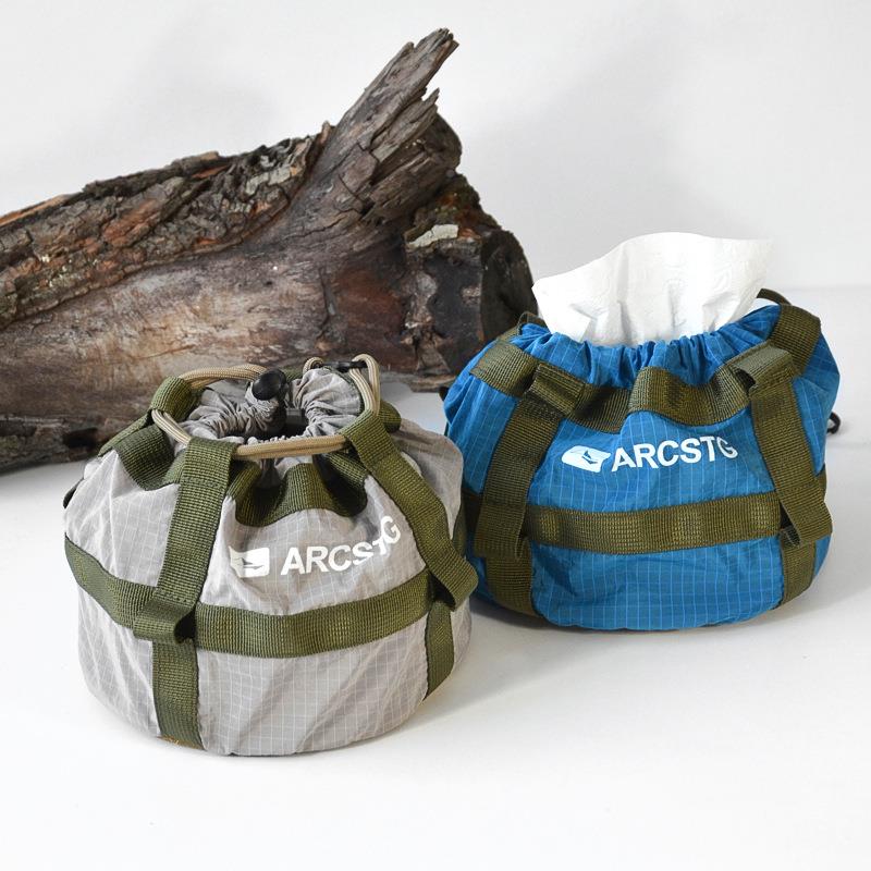 836ARCS束TG多功能收纳袋B多用G纸SI户外超轻野营口袋抽绳巾包C水