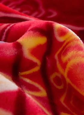 厂跨境暖亚马逊超柔秋冬季双云毯加厚保拉舍HYJ08002尔水晶毯人绒