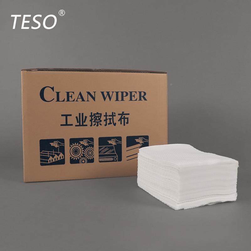 尘WIP-X700纸叠盒装蓝色工业用擦拭汽车烤漆贴膜吸油吸纺无水无布