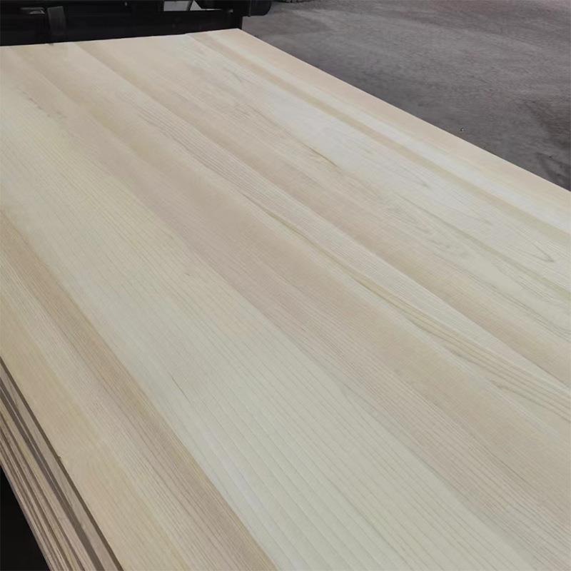 面白OYR椿拼板家具装修桌板实木木板厂家直供椿木长拼板白白椿木
