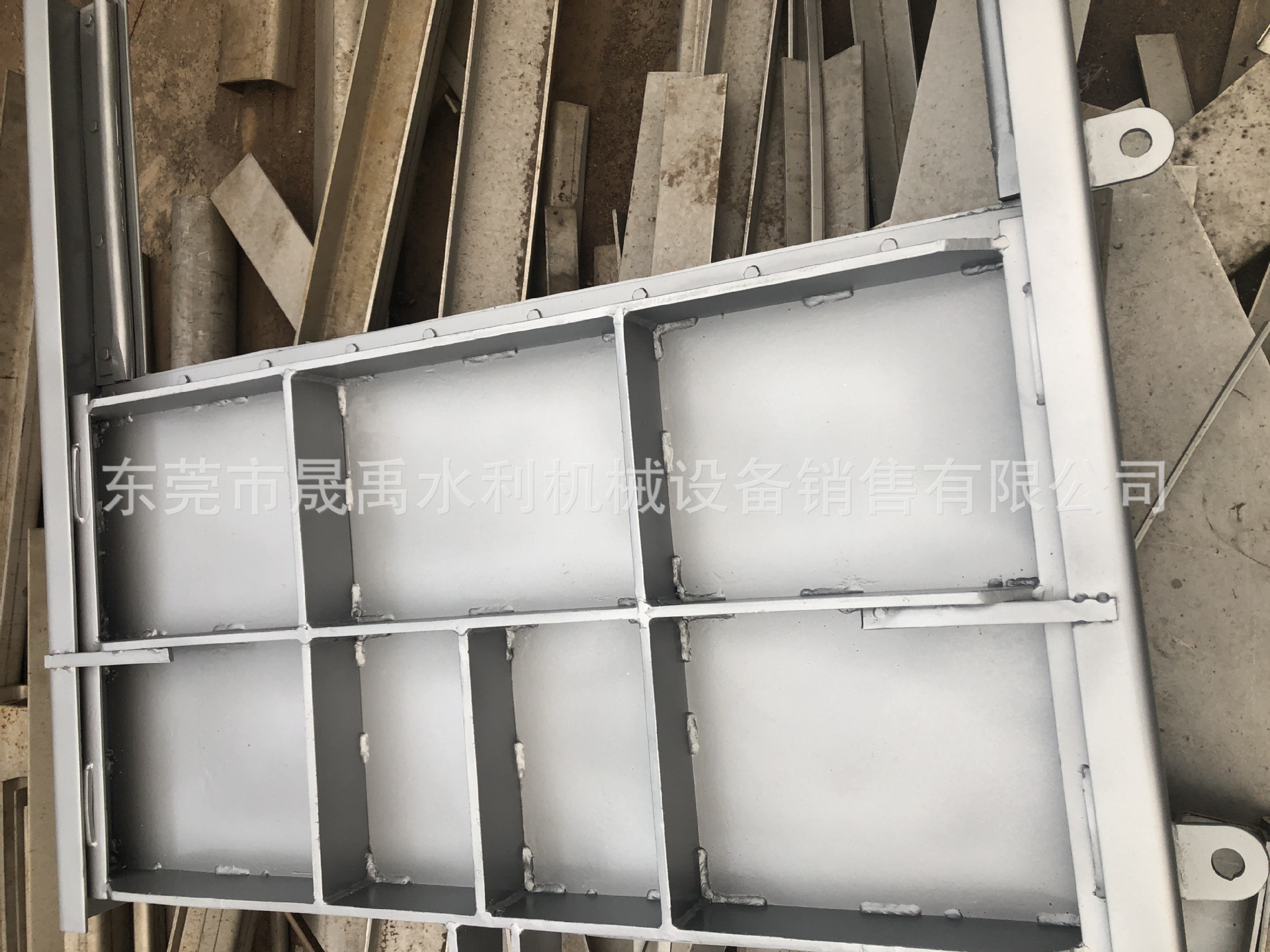 广东汕头污水处理厂304不锈钢闸门截流闸防倒灌闸门附壁式安装