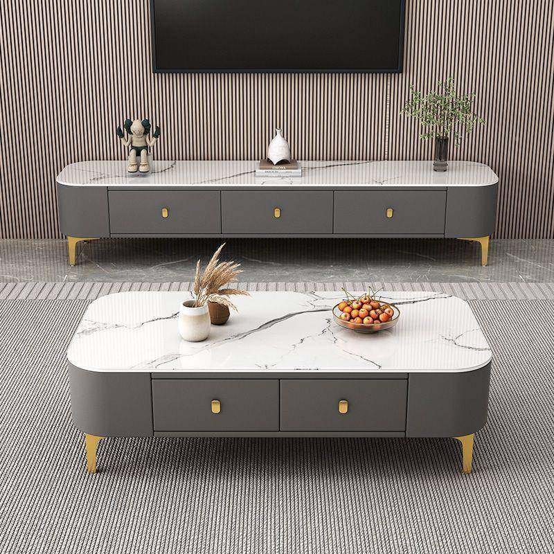 Yla茶家用几客柜厅现简约组合电代视免安x-2121装带抽屉小户型软