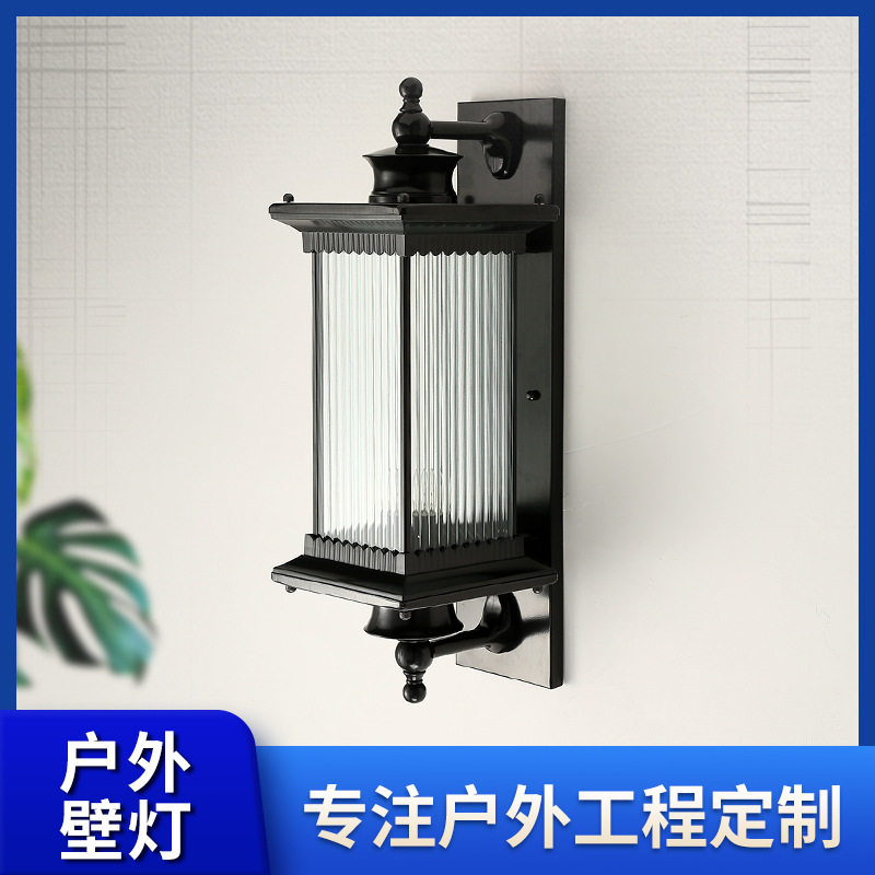 中式户外室内两用防水壁灯别墅大门外墙阳台壁灯创意复古简约灯具