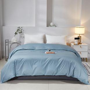 纯棉被套单件150x200x230宿舍单人纯色被罩全棉春秋夏季 被单双人