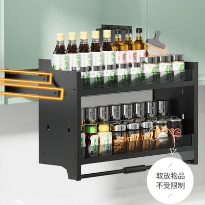 手动吊柜升降拉篮吊柜拉篮吊柜收纳五金