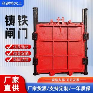 铸铁方闸门水利工程渠道铸铁闸门水闸门水库镶铜铸铁闸门