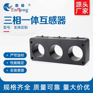 三相一体互感器高压电流互感器三相一体穿心式充气柜专用零序