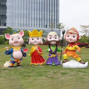 璃钢雕塑摆件齐天大圣孙悟空猪八戒沙僧唐僧户外景区西游记人物