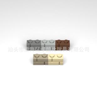 98283颗粒墙砖积木1x251x31x堡4转角moc积木配件城建筑FDM小1533