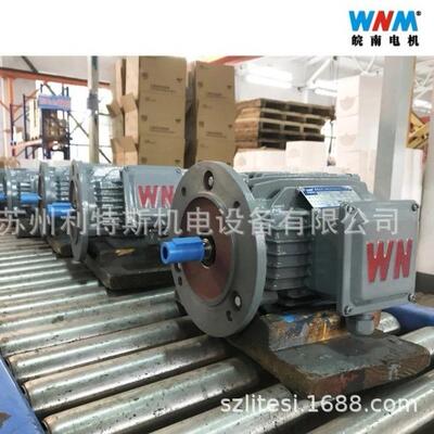 现货销K售皖南电无品牌/机WNMYE3-11M2-44卧WB3效率电机4级转速式