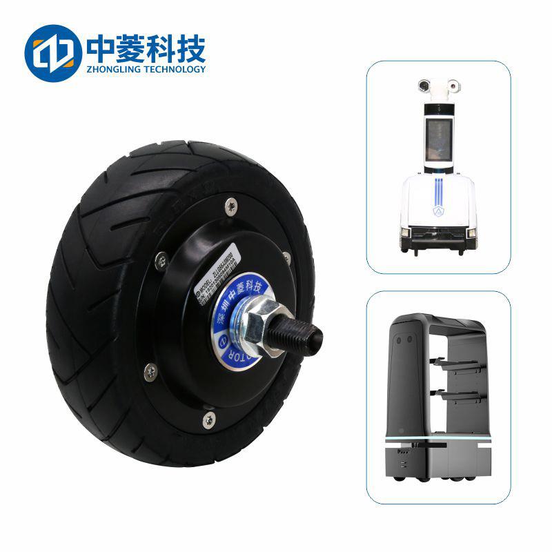 中菱2科技5.5寸轮毂电一拖二伺服驱动器机套装4V餐UBU务饮服机器