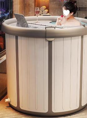 浴缸折叠桶家用泡澡XAF桶大人澡盆浴浴盆免装可身洗澡桶安沐洗浴