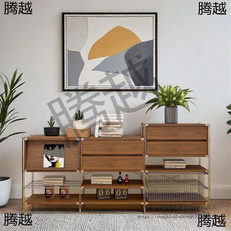 扫落地置物收纳柜中矮古风家具志地PHZ机器人置物架客厅柜杂柜陈