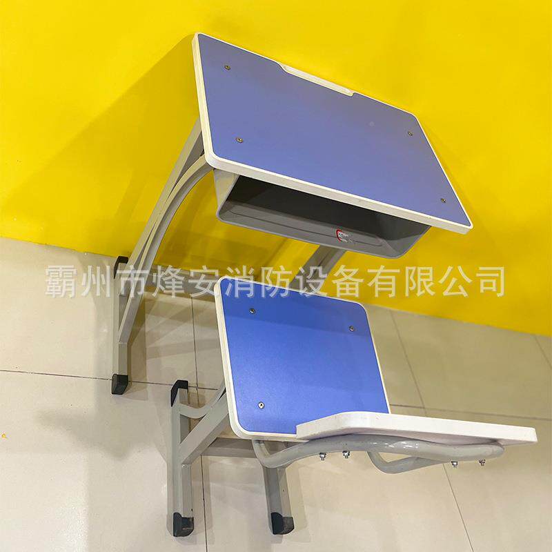 学生课桌椅字辅导班儿童钢NAY学习桌可升桌降木课凳家用单人写桌