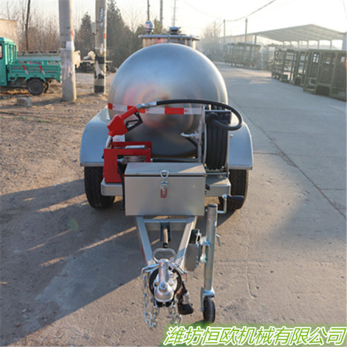 1000L罐拖车 不锈钢罐拖车 汽车拖车 各种水罐拖车 园林洒水拖车