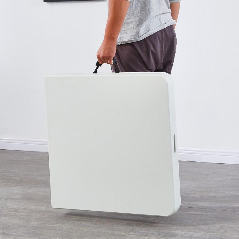 折叠夜桌子外户便携式摆摊市家NJD吃饭简易长方用形学习塑料小餐