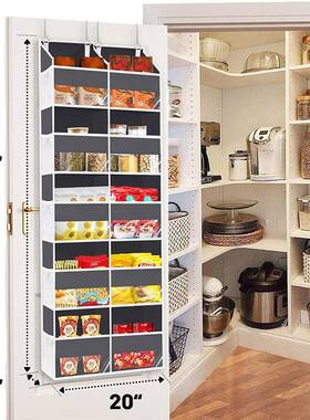 新款51量cm双纳排十WES格无纺布门后挂袋大容悬挂式储物收袋