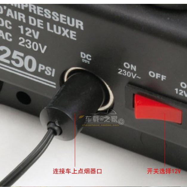 220V车载泵充气小RAP轿便车携式车轮胎大功率电动家用打气泵12用V