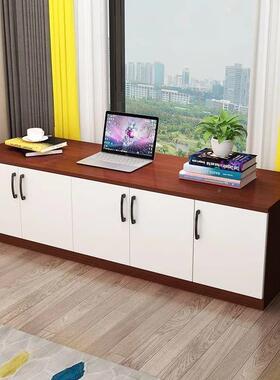 长实木飘窗柜条收纳置物柜卧室窗边晒可坐阳柜82554台杂物储防物