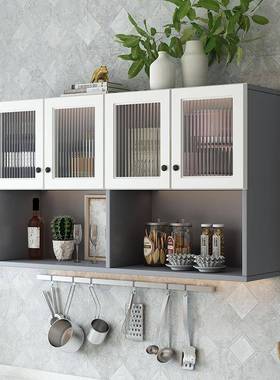 厨房吊柜挂阳墙式书墙壁顶柜架卫生间收柜纳柜墙上79986置物架台储物柜