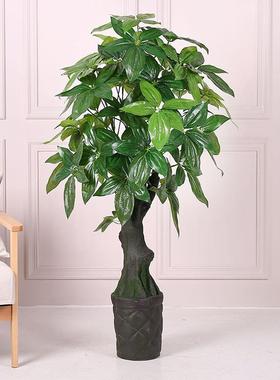 仿真植艺物幸福平安树客厅落地树装饰大绿植76000盆栽假树型园大叶