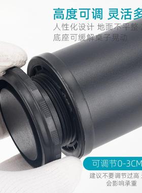 定制304不锈钢吧台脚腿撑柱电脑桌脚可调节吧台支撑伸缩橱支JTI柜