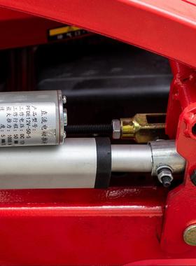 新款小型履割草机XMT红色现智割能遥控草带机果园堤货坝除草机