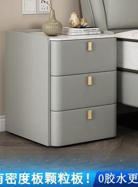 实木头柜轻奢板全实RQK木储岩物柜现代床简约实木收纳柜卧纯室床