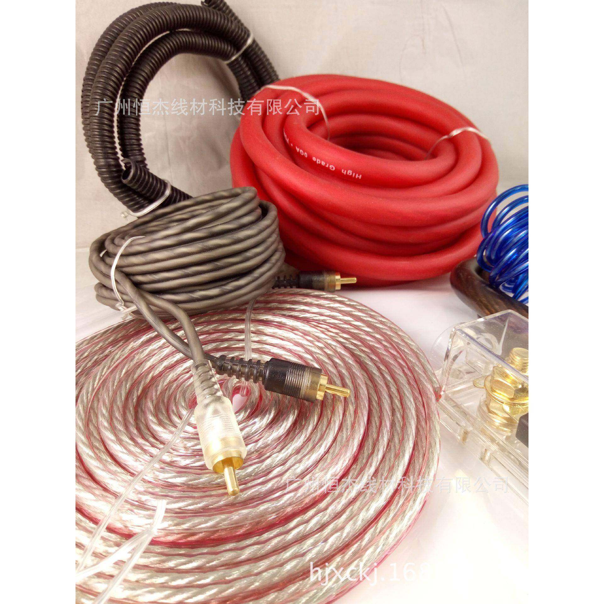 0GA放16301汽线车放低音炮套套装线功材功音响套线改装音频线电源