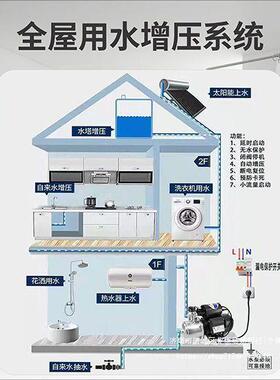 广东凌霄水19850泵钢多级不全自动开关自来水增压音加压水锈抽水静机