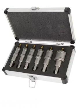 不锈钢合NWV金扩开孔器套装3件铝盒1铁板打孔铝钻合金铜板孔头6件