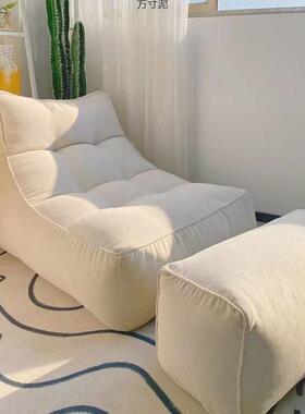 懒人沙发豆袋榻榻米单阳发台闲休靠椅卧室房间小人沙躺椅JQP网红