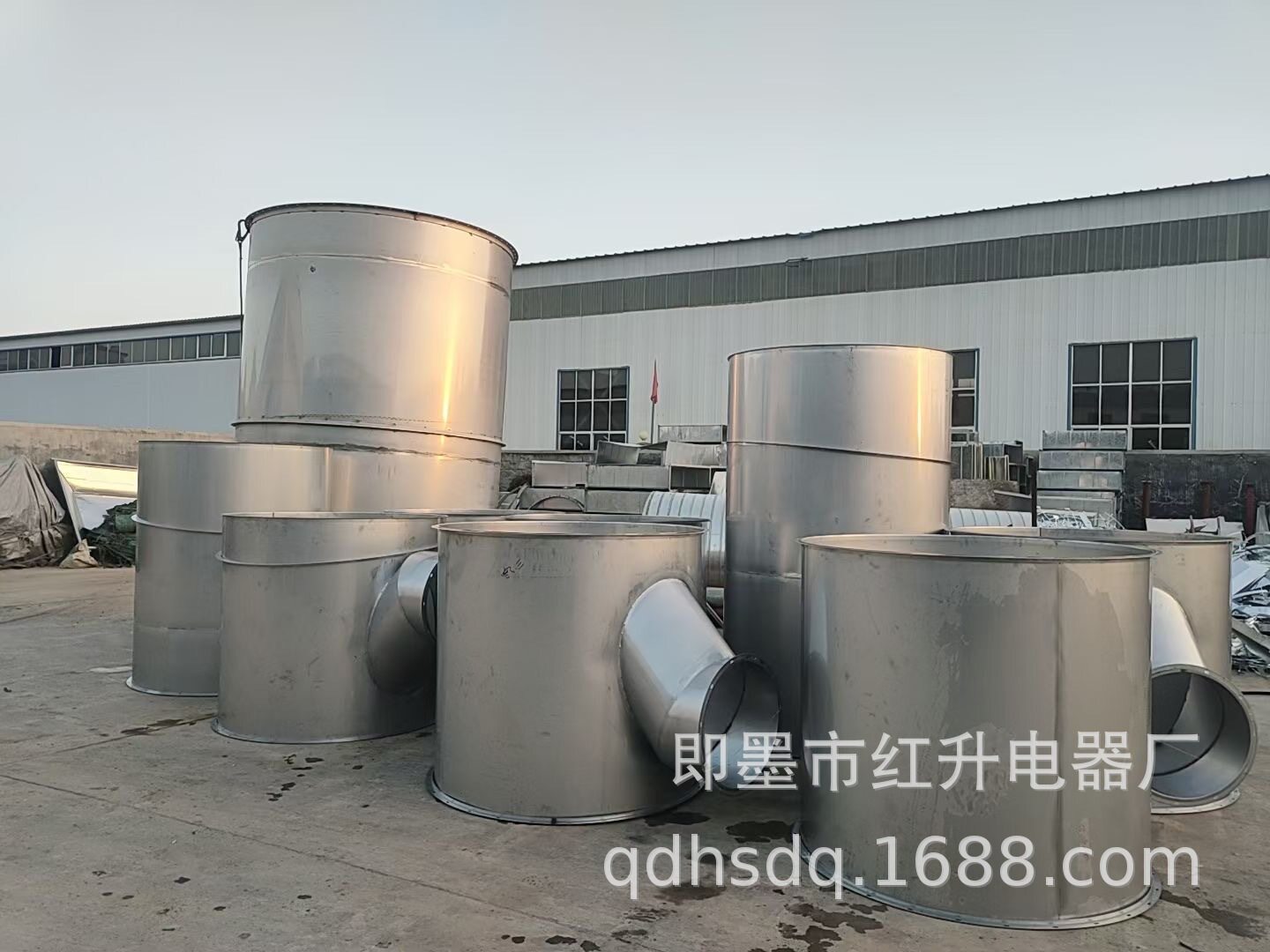 不锈钢焊接排烟通风管道高强度