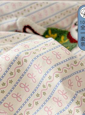 毛AMV巾绣纯棉床人笠单0件10全棉儿童单床罩席梦床垫保护罩思三件