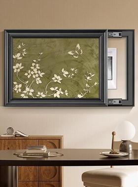 中古风电表箱装画2装0饰2新款配电NHS箱盖板饰电表盒电5闸箱遮挡